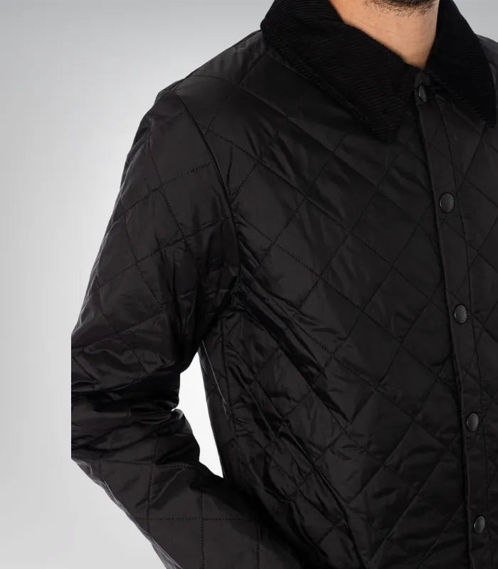 Barbour Liddesdale Quilted Jacket – Classic Black Lightweight Outerwear