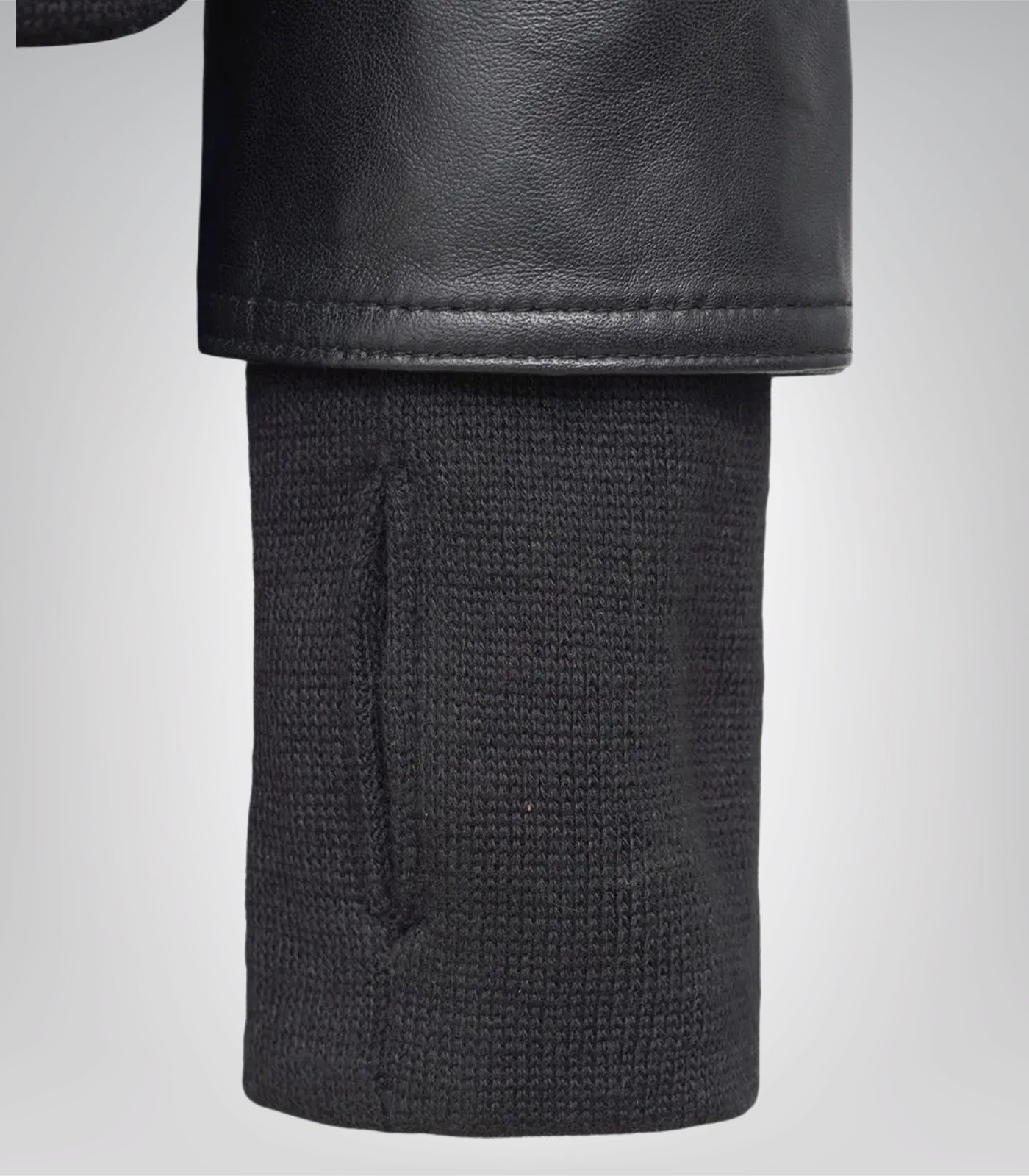 Céleste Women’s Black Bomber Leather Jacket with Detachable Hood