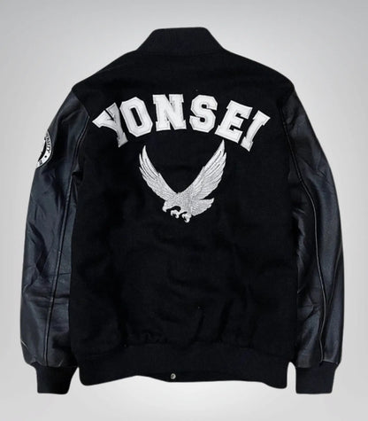 Yonsei University Inspired Varsity Jacket – Classic College Letterman Style