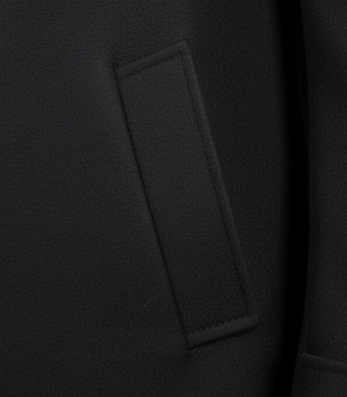 Kenney Men’s Double-Breasted Black Wool Coat Premium Modern Fit Overcoat