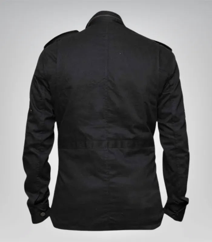 Men’s black tactical cotton jacket – Jon Bernthal Daredevil style