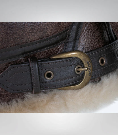 Mens Traditional Shearling Leather Jacket