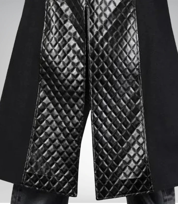 Premium Cyberpunk cosplay jacket – Solomon Reed black leather coat