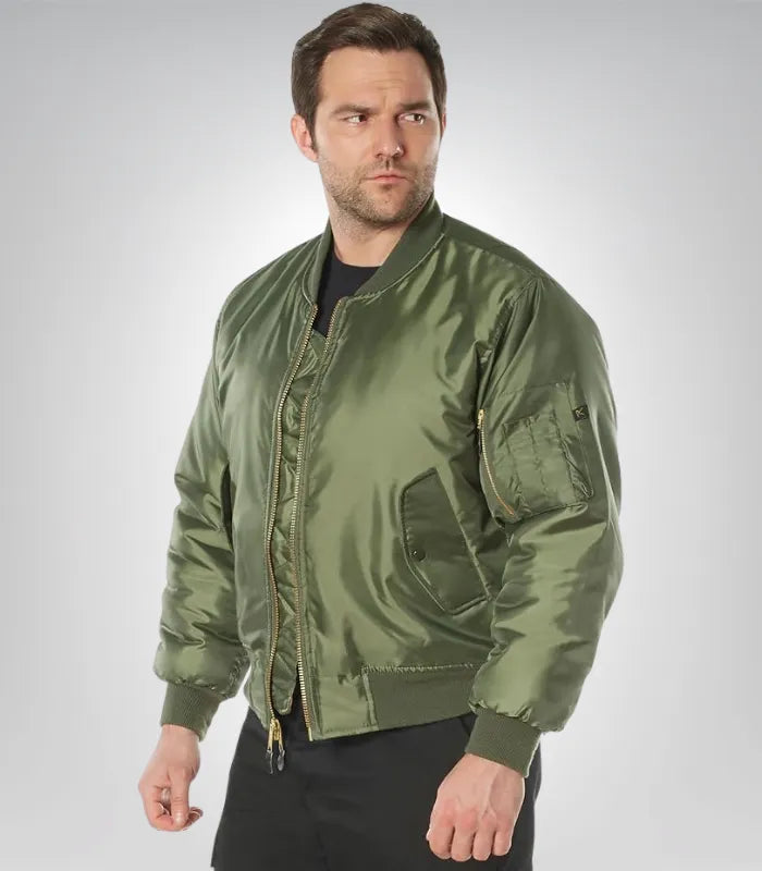 Classic RAF pilot jacket – men’s B3 shearling leather aviator bomber