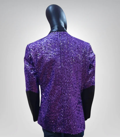 Premium Papa Emeritus cosplay blazer – purple concert fashion