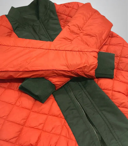 Men’s Premium Quilted Bomber Jacket – Full Zip Pilot Jacket for Work &amp; Casual Wear