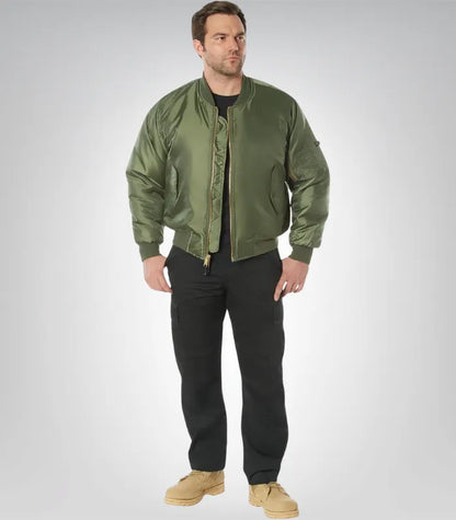 Rothco MA-1 Flight Jacket – Conceal-Ops Tactical Style for Men