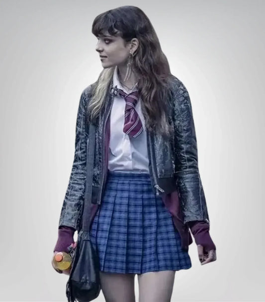 Amy Knightly Inspired Black Leather Jacket – The Jetty Season 1 Style