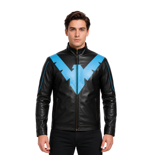 Buy The Arkham Knight Nightwing Leather Jacket
