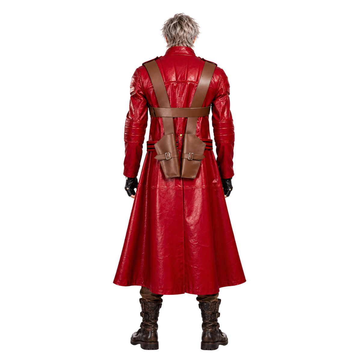 Buy The Devil May Cry 3 Dante Red Leather Trench Coat Now