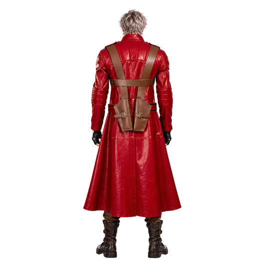 Buy The Devil May Cry 3 Dante Red Leather Trench Coat Now