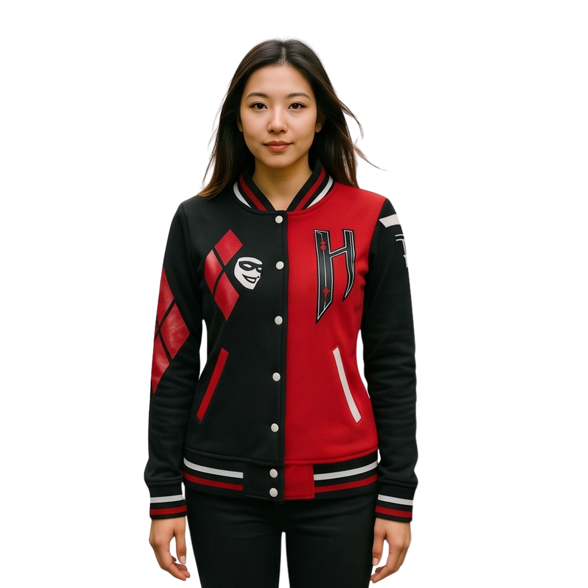 Buy The Harley Quinn Suicide Squad Halloween Varsity Jacket