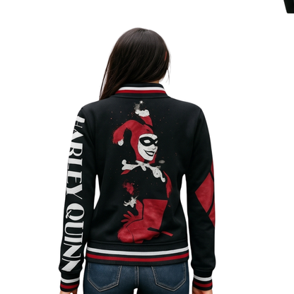 Buy The Harley Quinn Suicide Squad Halloween Varsity Jacket Now