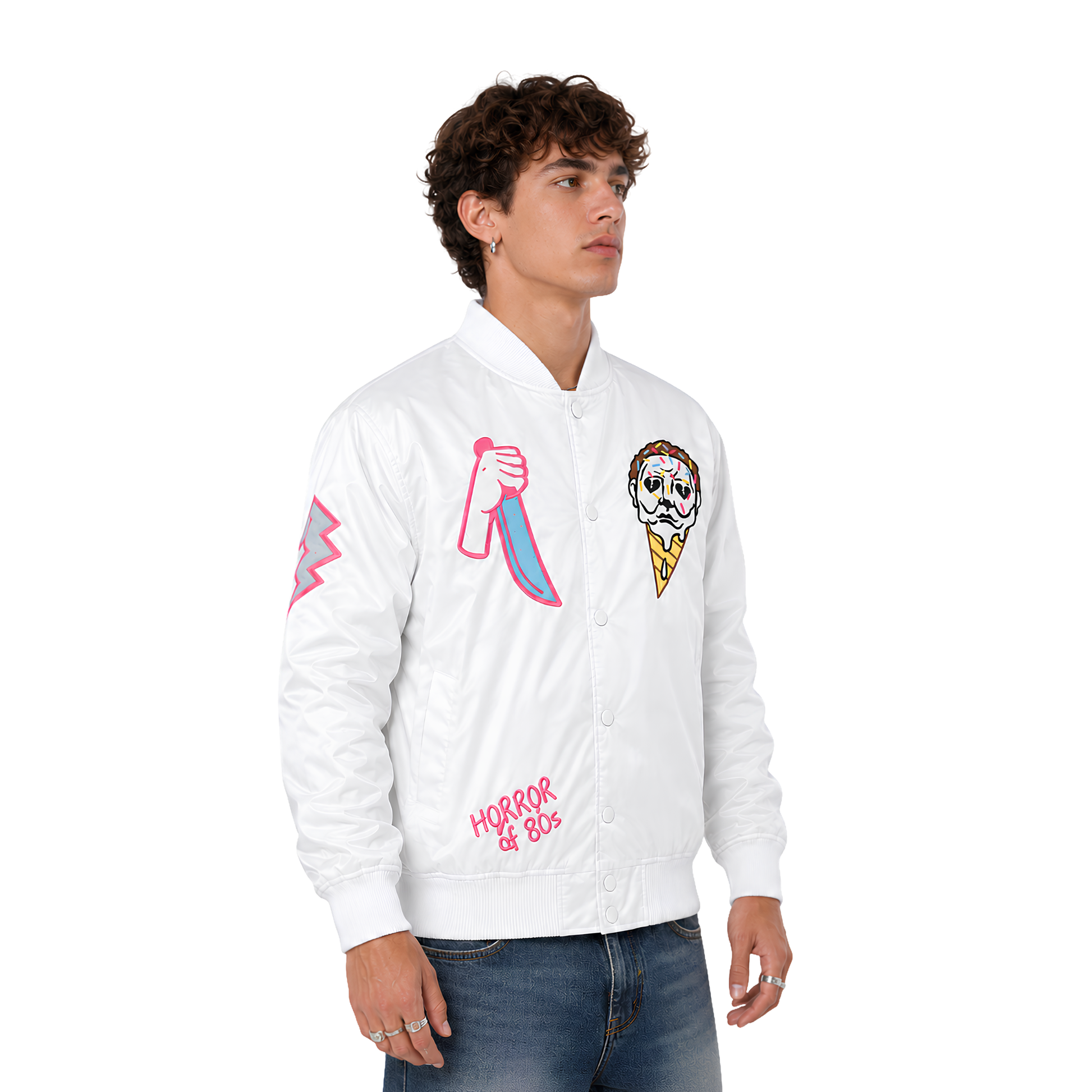 Buy The Horror of 80s Halloween Ice Scream Jacket Now