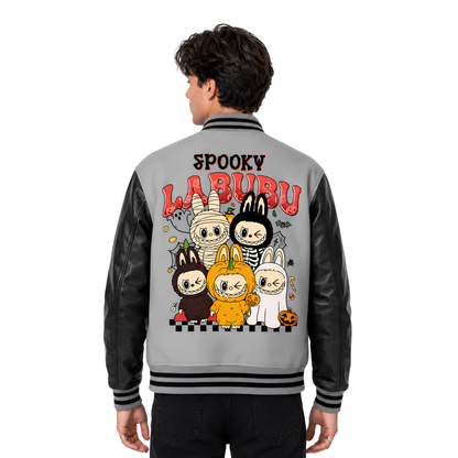 Buy The Labubu Halloween Edition Two-Tone Varsity Jacket Today