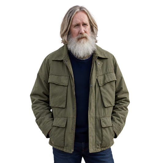 Buy The Small Prophets Michael Sleep Green Cotton Jacket
