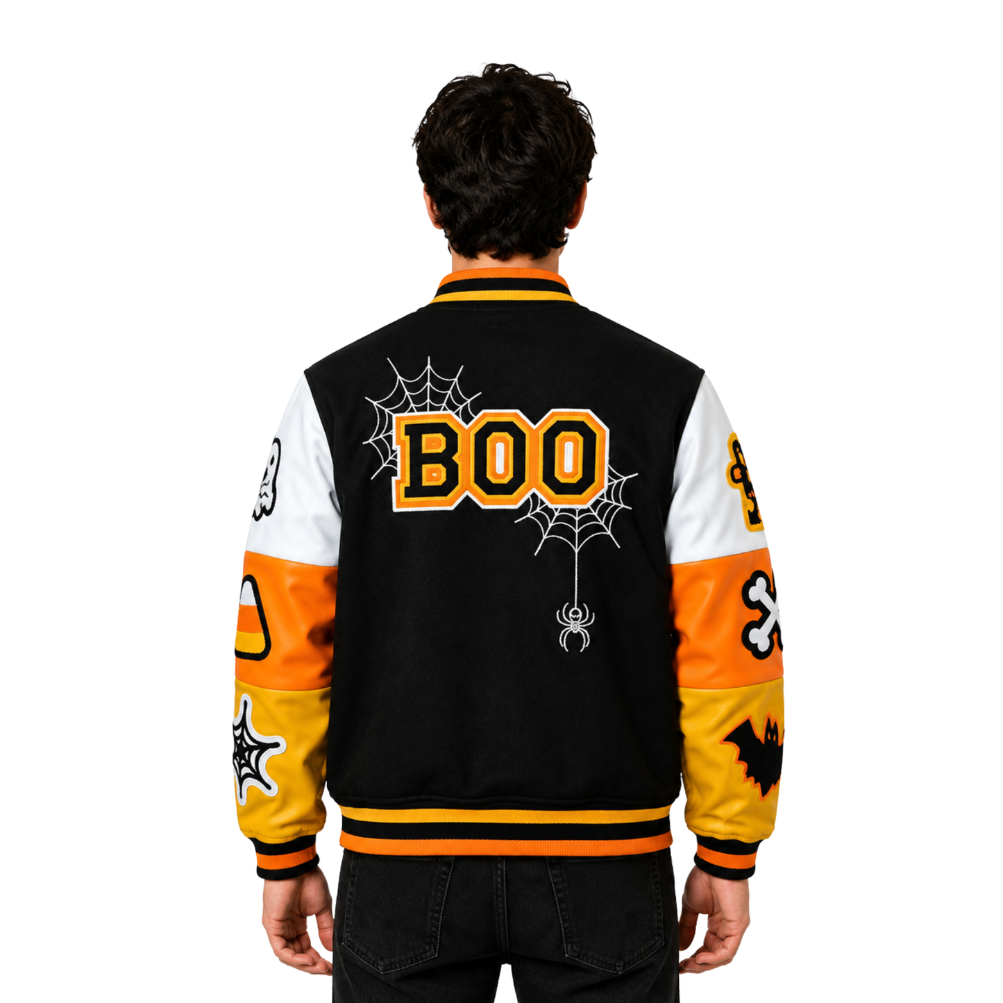Buy The Spooky Boo Halloween 2026 Varsity Jacket Now
