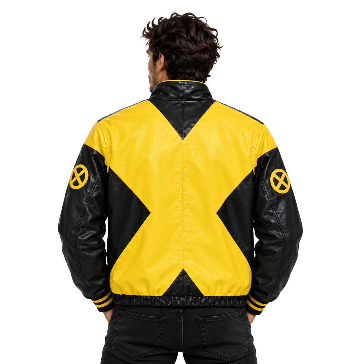 Buy The X-Men Cyclops Mutant Cosplay Moto Leather Jacket Now