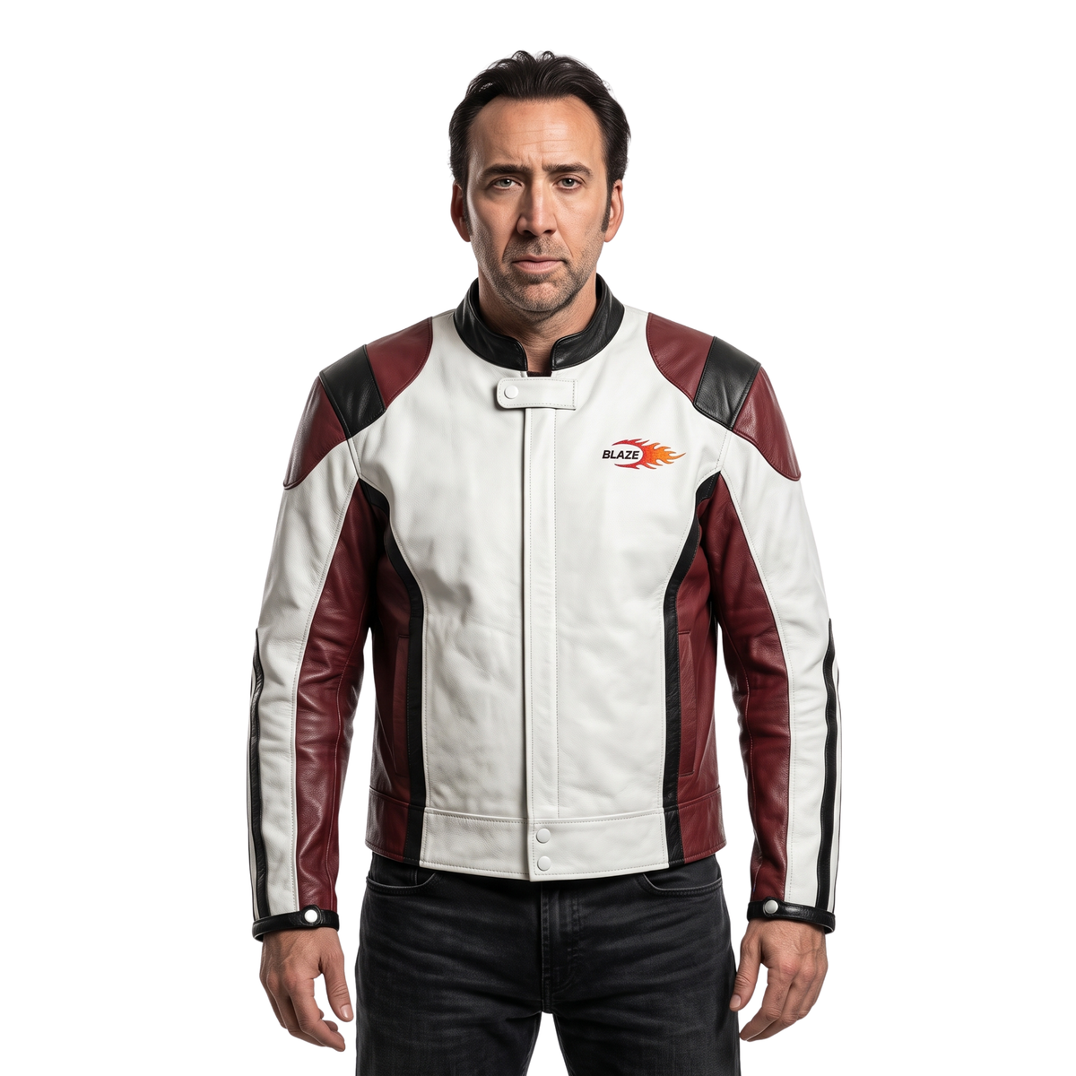 Buy the Ghost Rider Johnny Blaze Leather Jacket