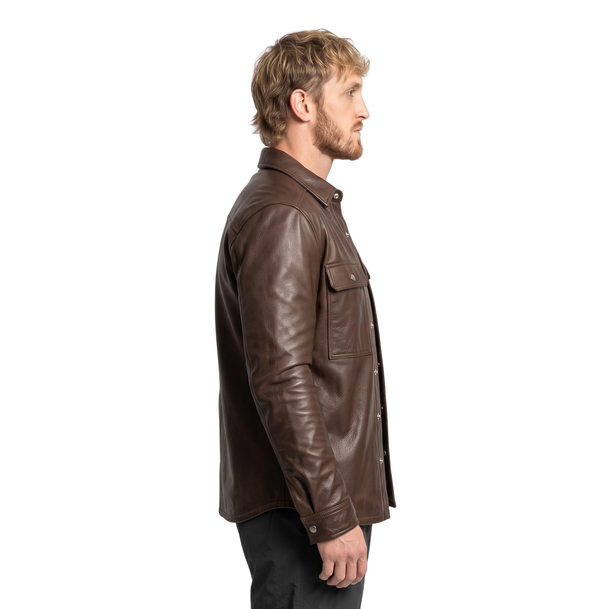 Buy the Logan Paul WWE Brown Leather Jacket Now