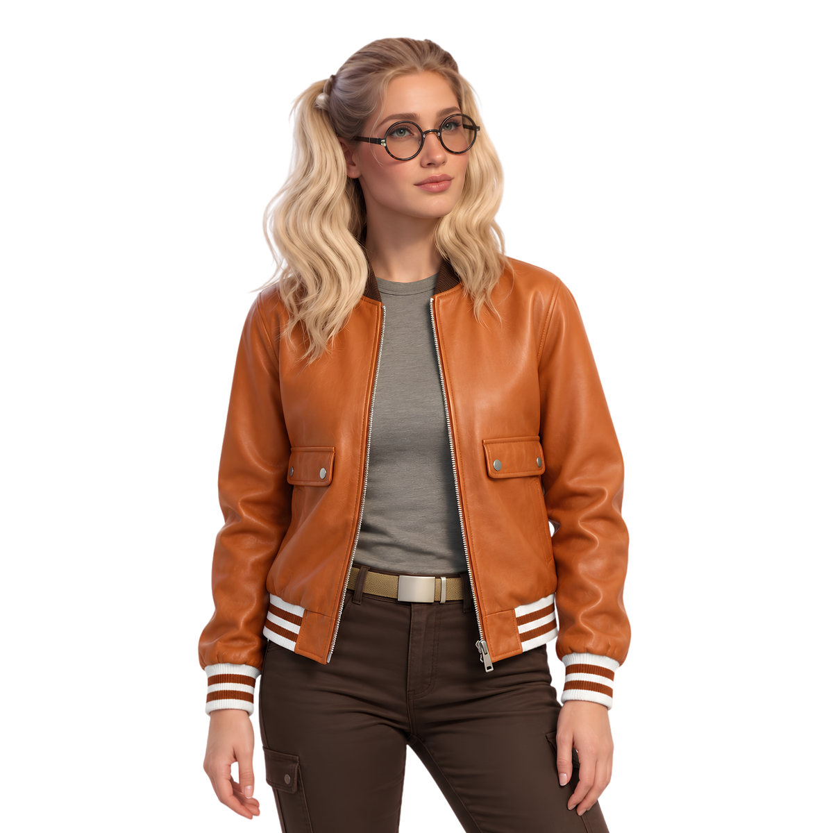 Buy the Lynda Van Der Klok Halloween The Game Leather Jacket