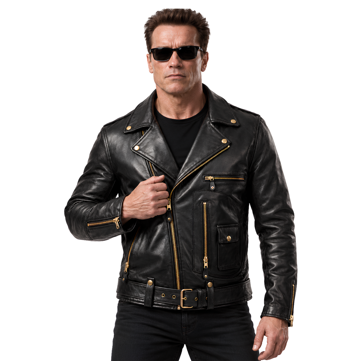 Buy the Terminator 2 Judgment Day Arnold Leather Jacket