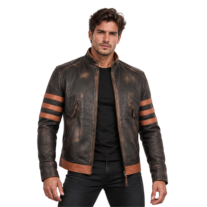 Buy the X-Men Wolverine Hugh Jackman Leather Jacket