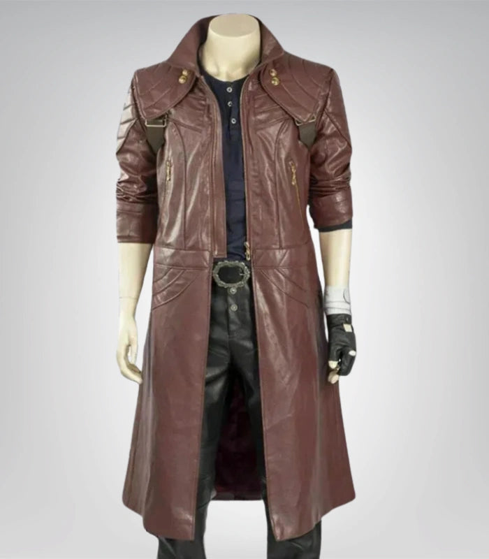 Dante Devil May Cry leather coat – cosplay costume