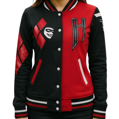 Sale Live On Harley Quinn Suicide Squad Halloween Varsity Jacket