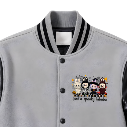Sale Live On Labubu Halloween Edition Two-Tone Varsity Jacket