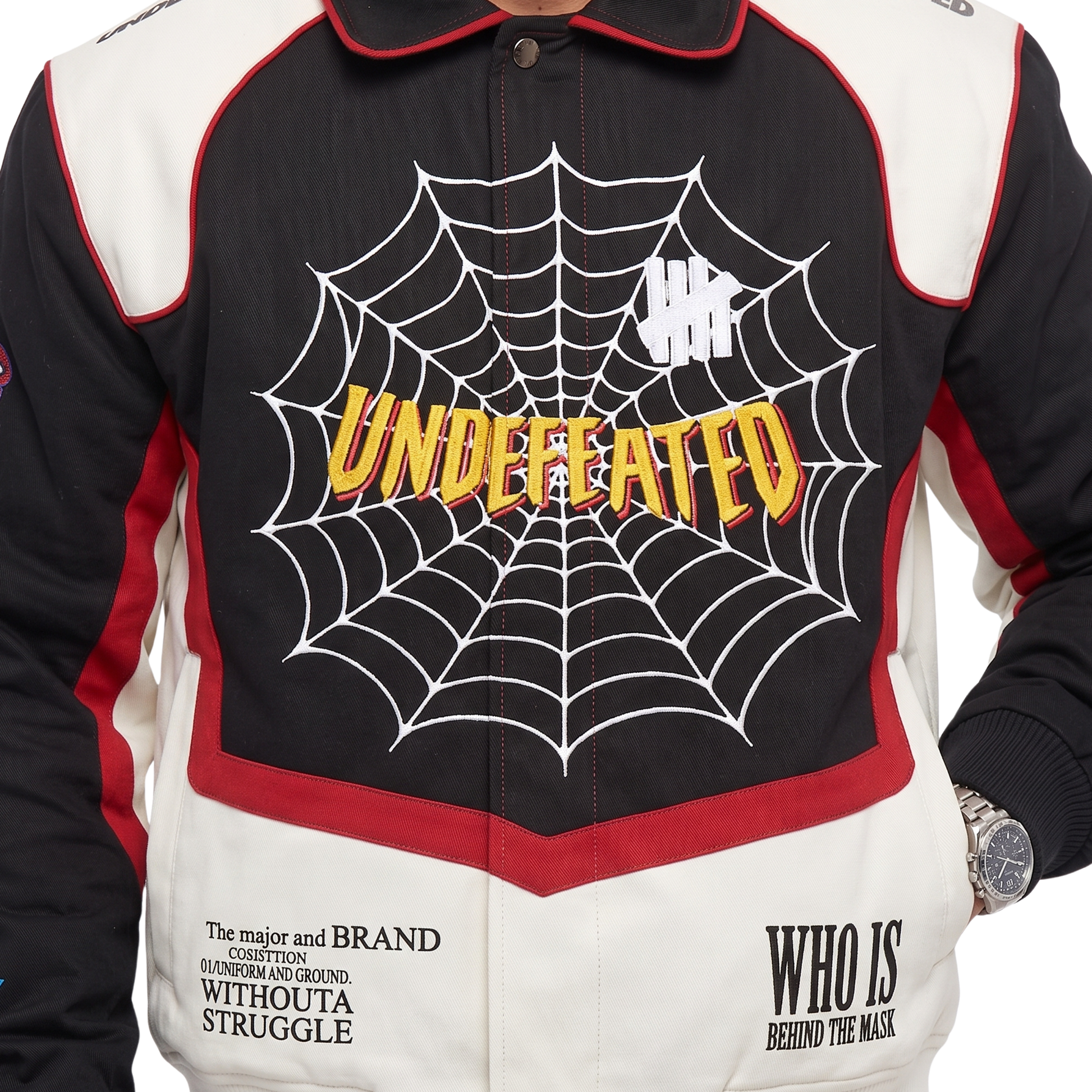 Sale Live On Spider-Man FW26 Graphic Colorblock Jacket