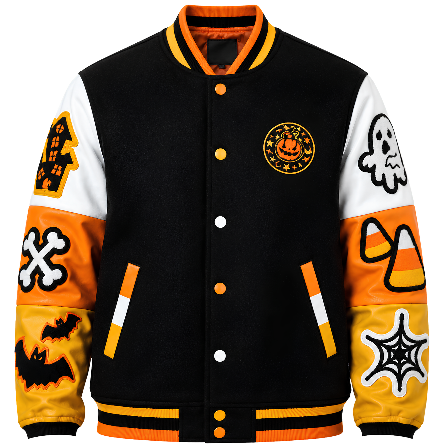 Sale Live On Spooky Boo Halloween 2026 Varsity Jacket