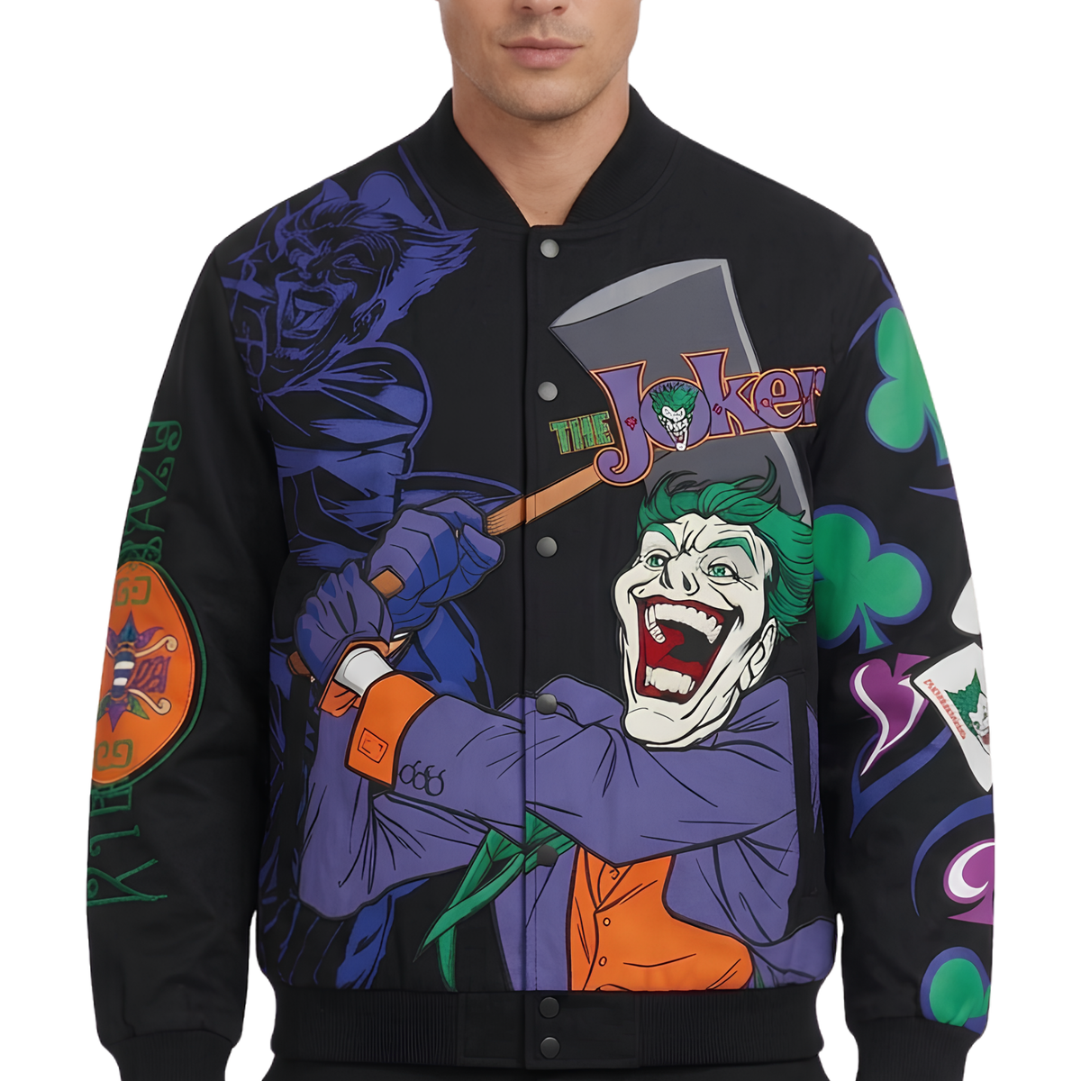 Sale Live On The Batman The Joker Graphic Bomber Jacket 