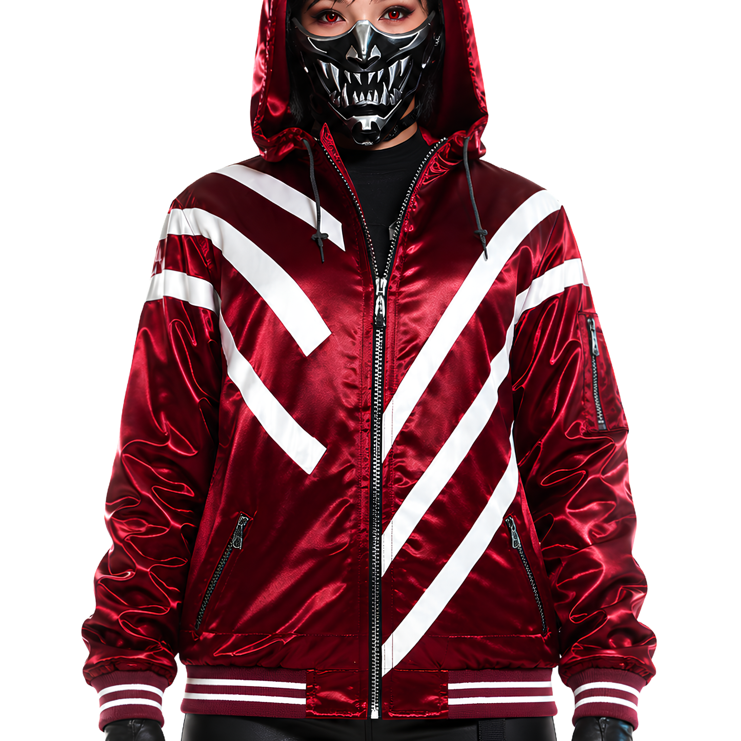 Sale Live On The Reina Tekken 8 Two-Tone Hooded Jacket