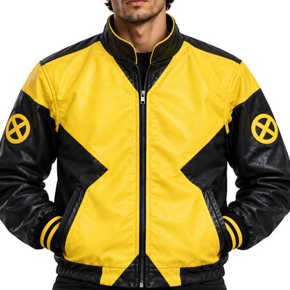 Sale Live On The X-Men Cyclops Mutant Cosplay Moto Leather Jacket