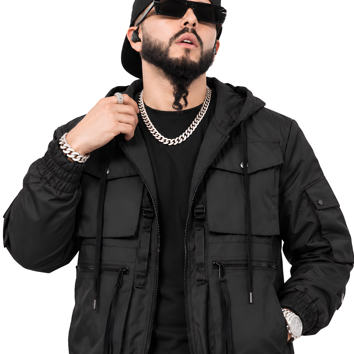 Sale Live on Benefit Concert Yandel Venezuela Black Jacket
