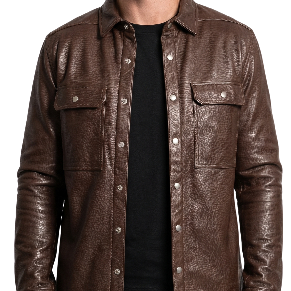 Sale Live on Logan Paul WWE Brown Leather Jacket