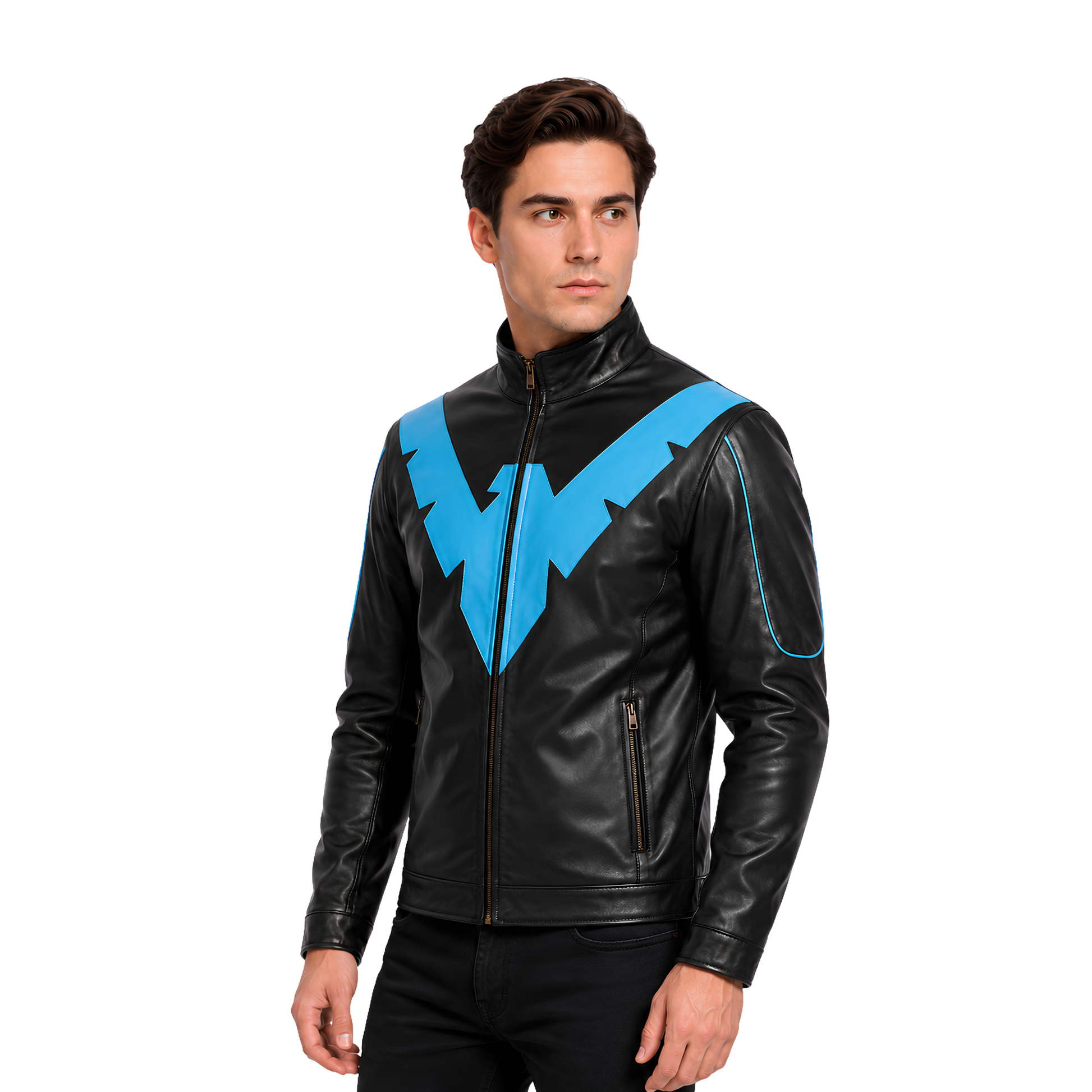 Shop The Arkham Knight Nightwing Leather Jacket Today