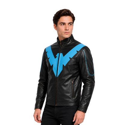 Shop The Arkham Knight Nightwing Leather Jacket Today