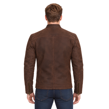 Shop The Captain America Civil War Steve Rogers Brown Leather Jacket