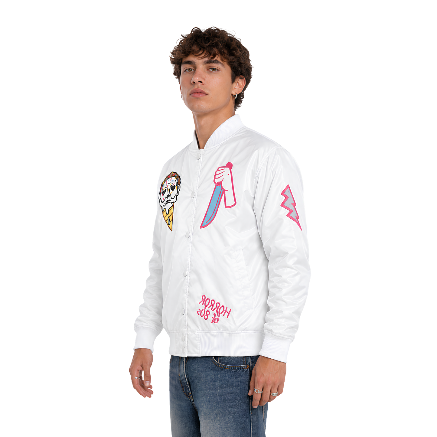 Shop The Horror of 80s Halloween Ice Scream Jacket