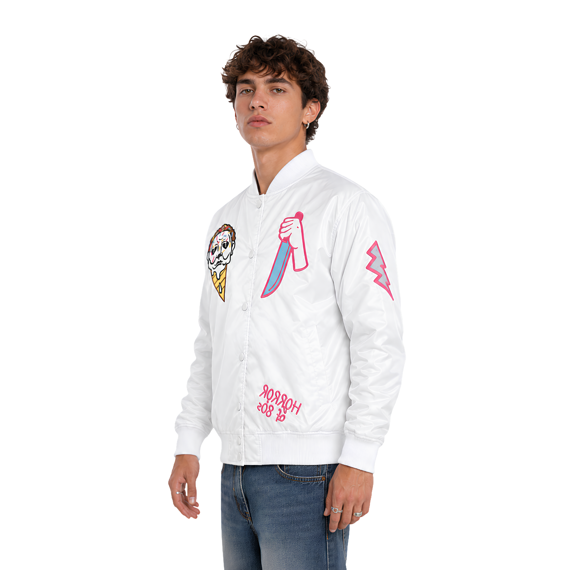 Shop The Horror of 80s Halloween Ice Scream Jacket