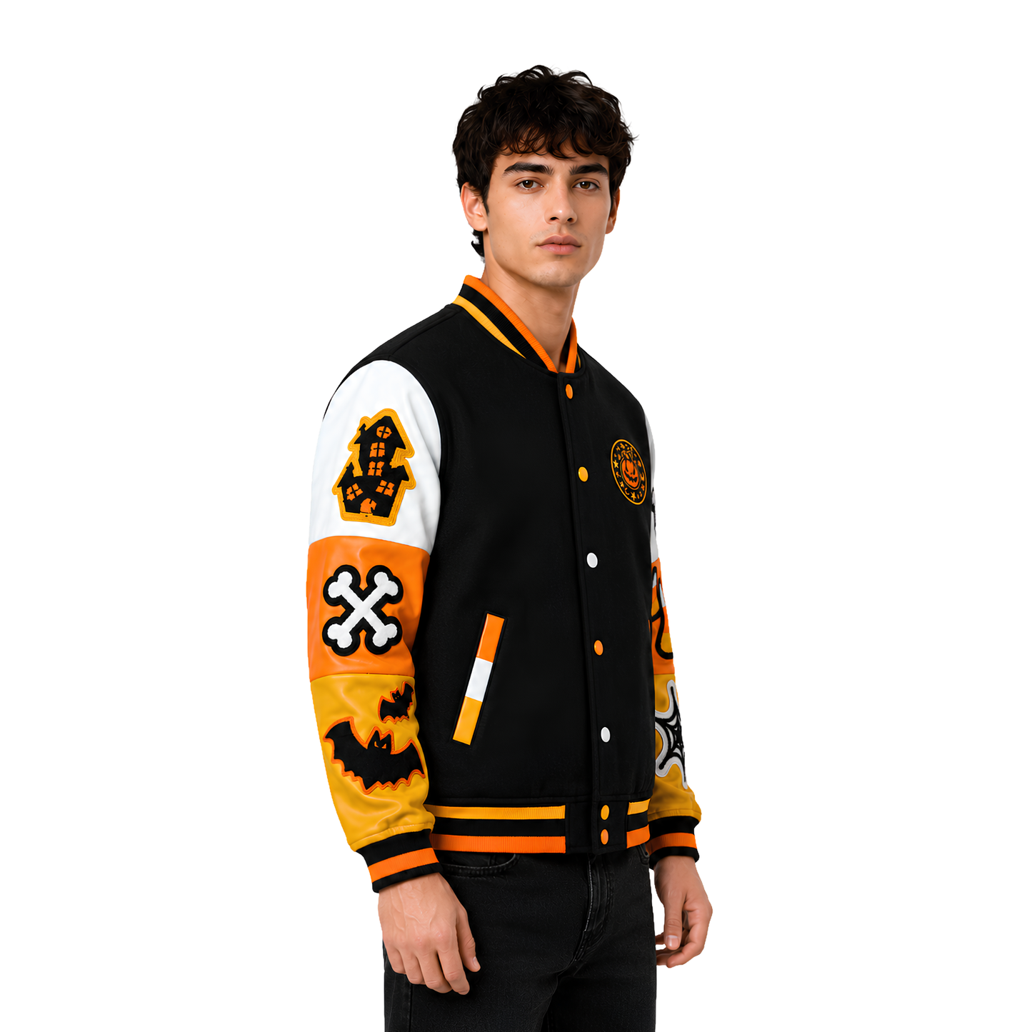 Shop The Spooky Boo Halloween 2026 Varsity Jacket Today
