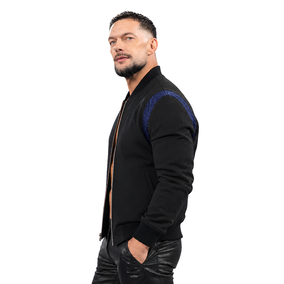 Shop The WWE SmackDown Finn Bálor Black Bomber Jacket