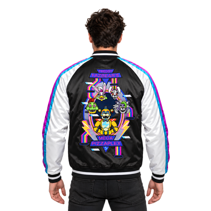 Shop the FNAF Security Breach Satin Bomber Jacket Today