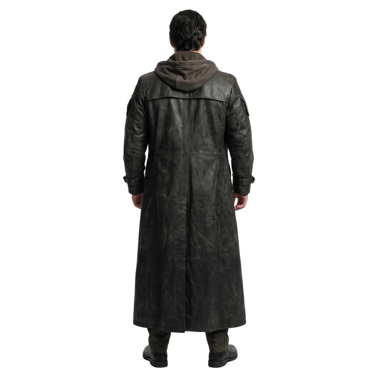 Shop the Henry Cavill Highlander Movie Black Leather Trench Coat Today
