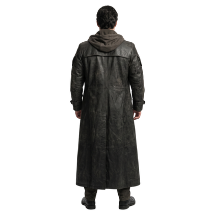 Shop the Henry Cavill Highlander Movie Black Leather Trench Coat Today