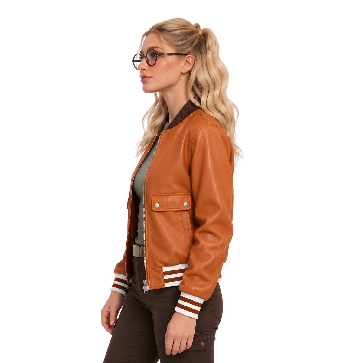 Shop the Lynda Van Der Klok Halloween The Game Leather Jacket