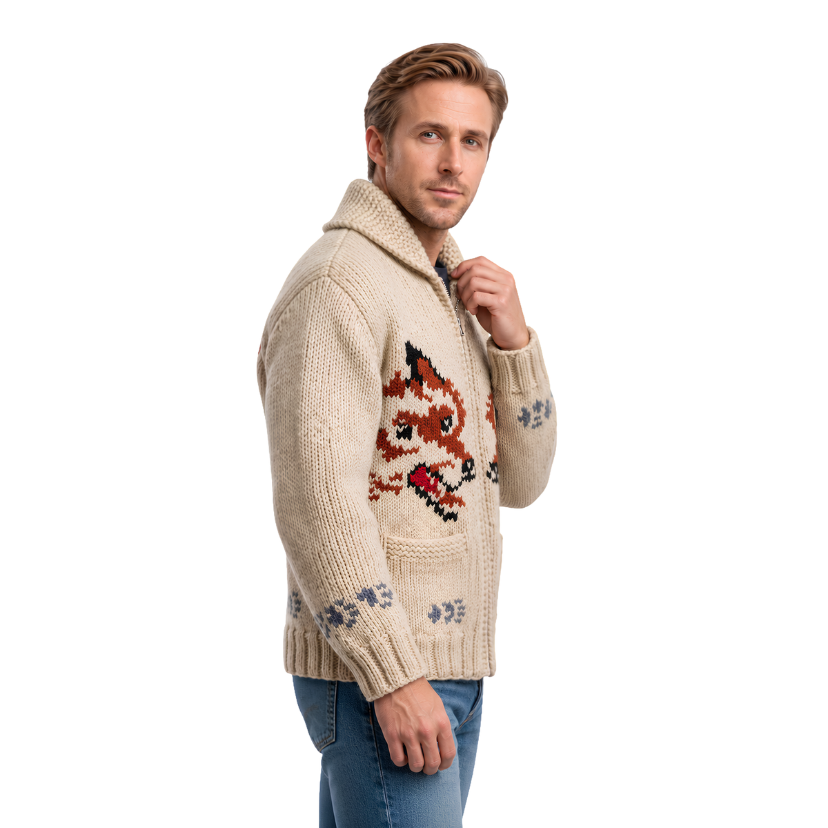 Shop the Ryan Gosling Project Hail Mary Wolf Cardigan