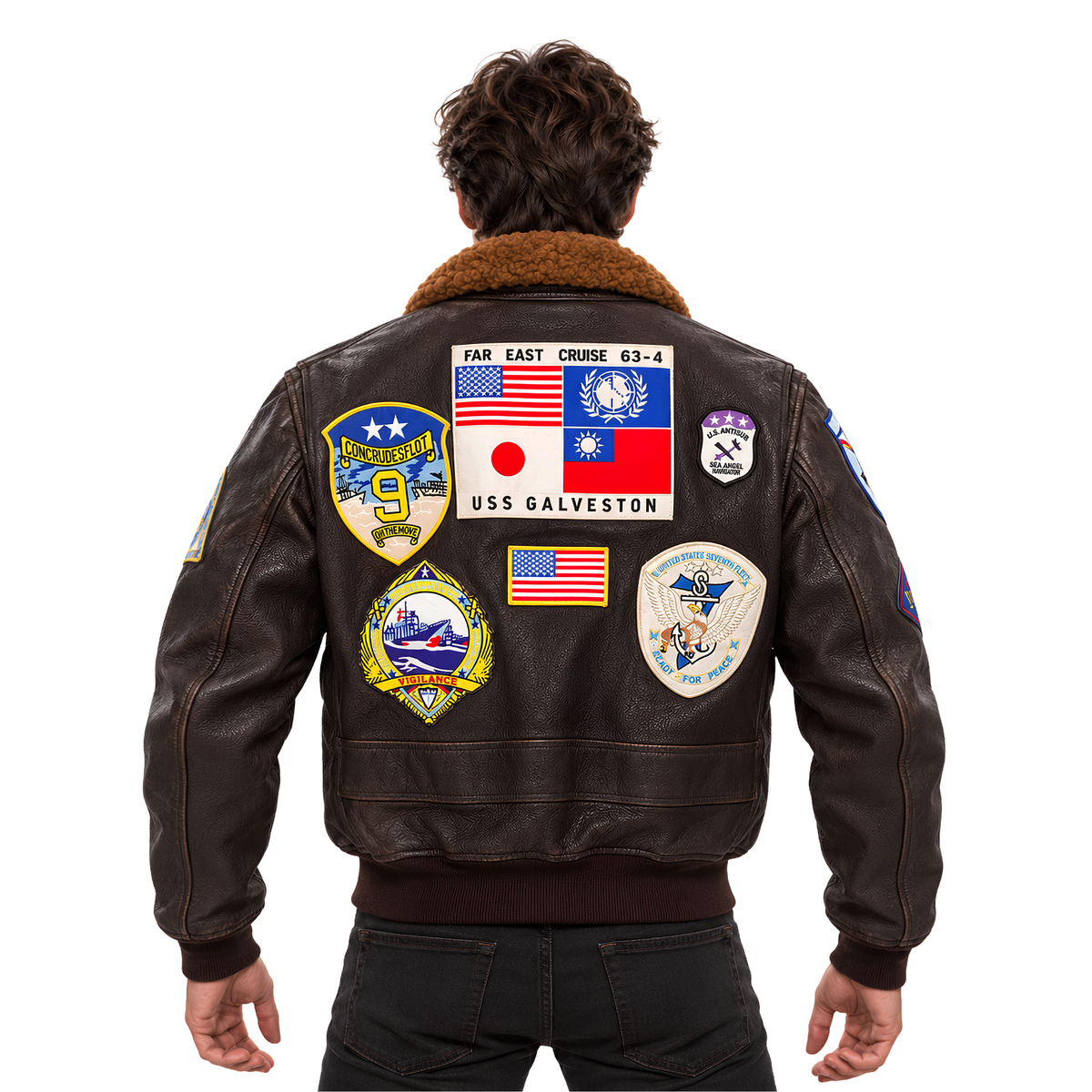 Shop the Top Gun Maverick Tom Cruise Brown Leather Flight Jacket Today